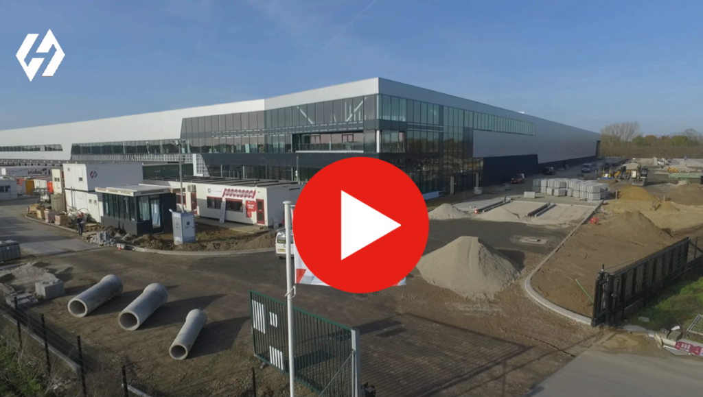 Informatieve video voor meer informatie eindfase mega distributiecentrum vidaXL