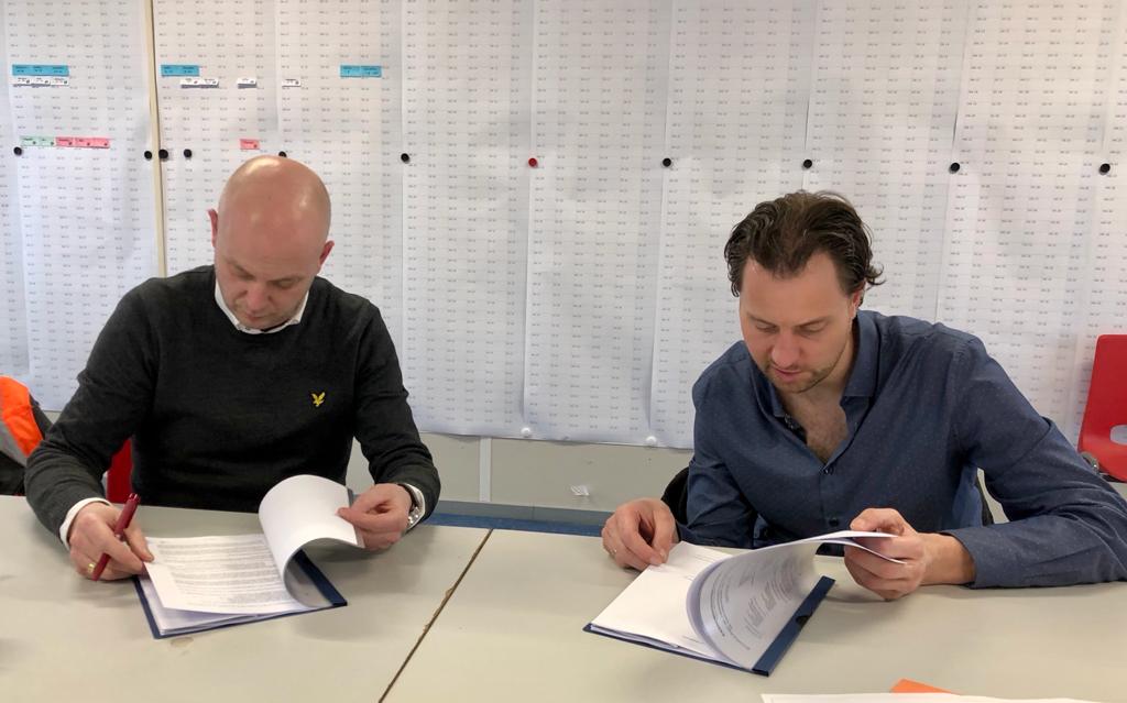 Contractovereenkomst Vidaxl megadistributiecentrum Van der Heijden bouwbedrijf