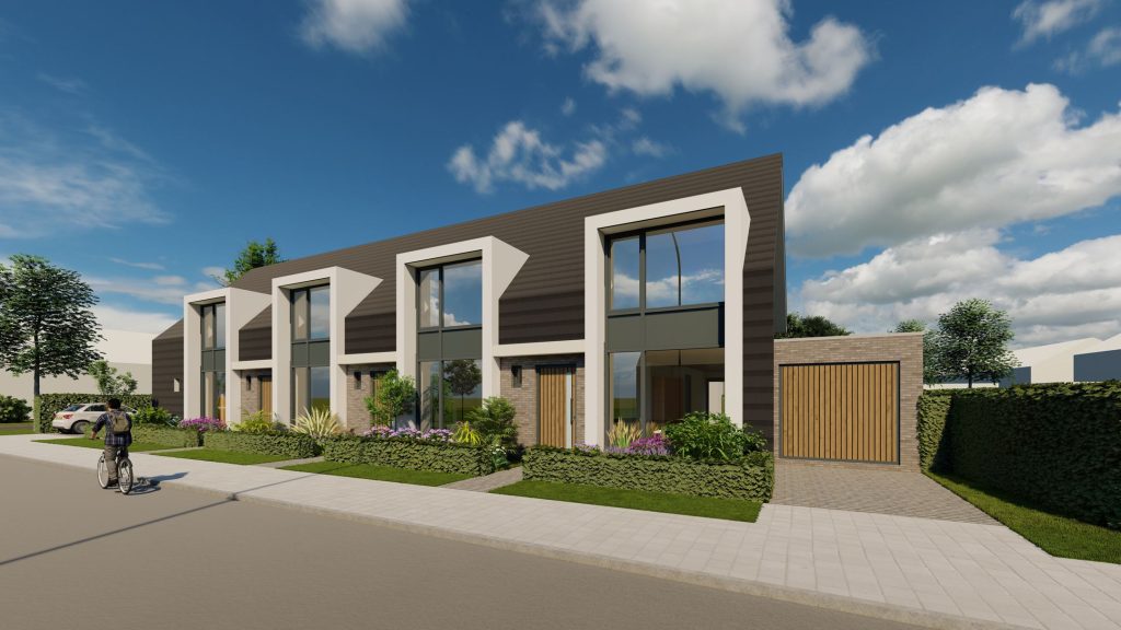 Nieuwbouw Belfeld woonzorgcomplex met 4 levensloopbestendige woningen Van der Heijden bouw en ontwikkeling